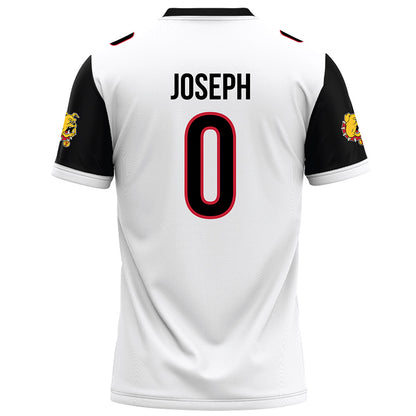 Ferris State - NCAA Football : tez joseph - White Football Jersey-1