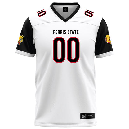 Ferris State - NCAA Football : Deshaun Wheeler - White Football Jersey-0