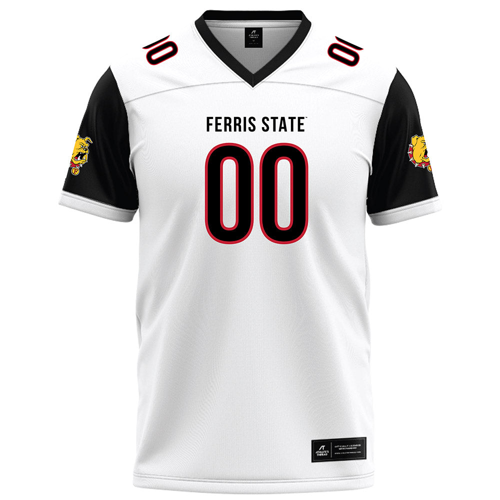 Ferris State - NCAA Football : Colby Bailey - White Football Jersey-0