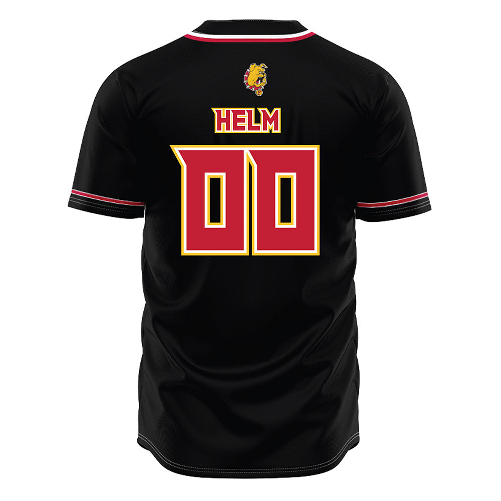 Ferris State - NCAA Softball : Sophia Helm - Black Jersey-1