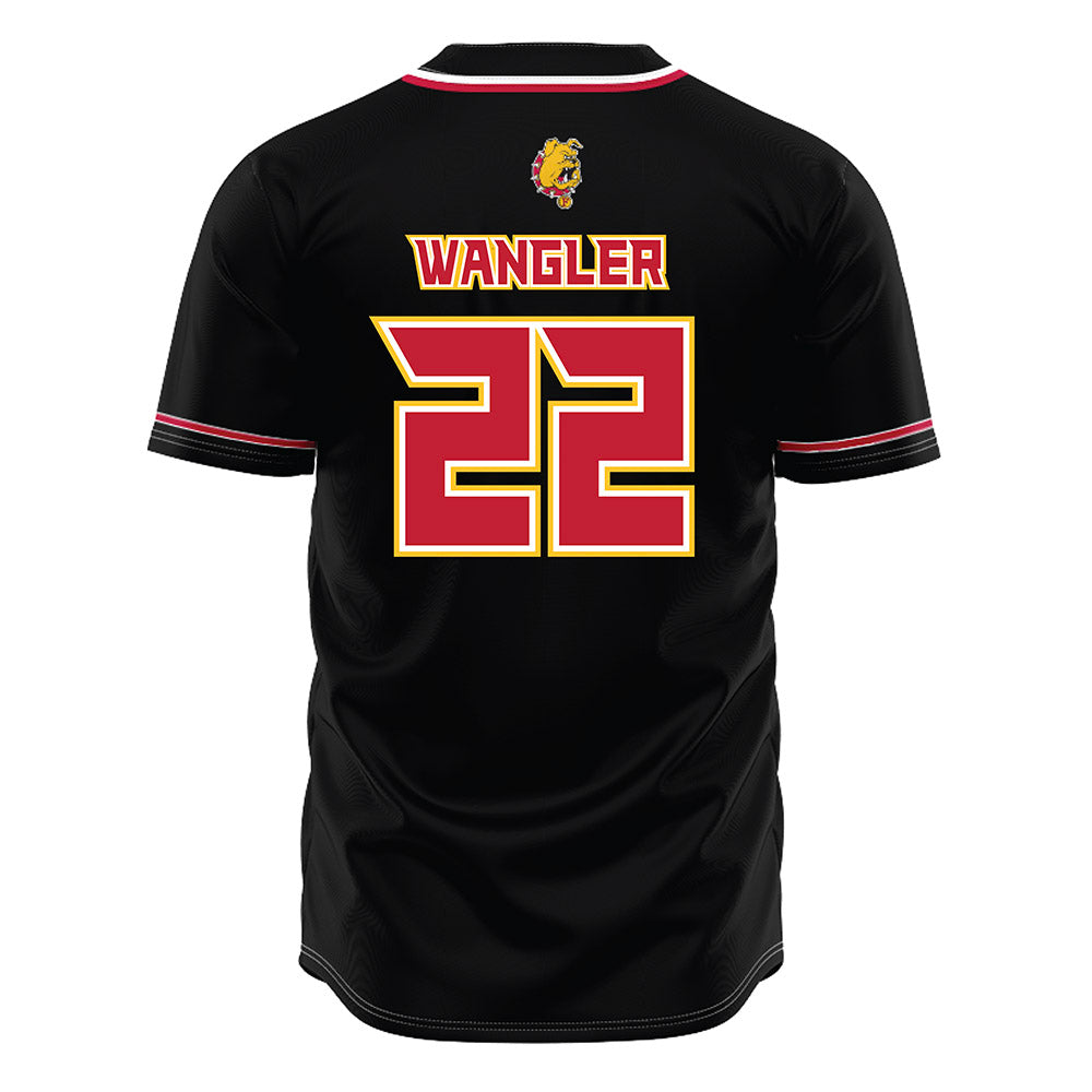 Ferris State - NCAA Softball : Kennedy Wangler - Black Jersey-1