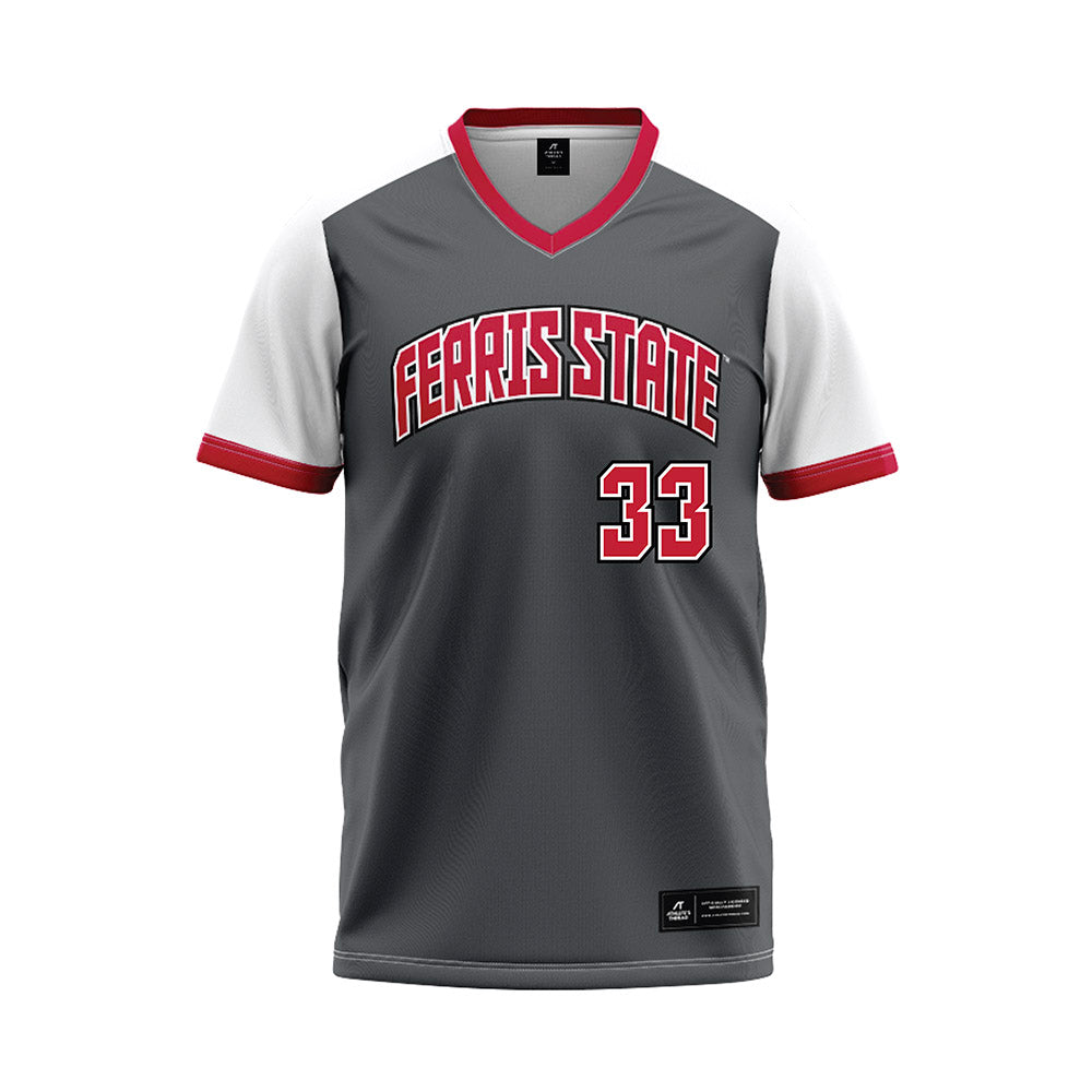 Ferris State - NCAA Softball : Cece Bell - Graphite Jersey-0