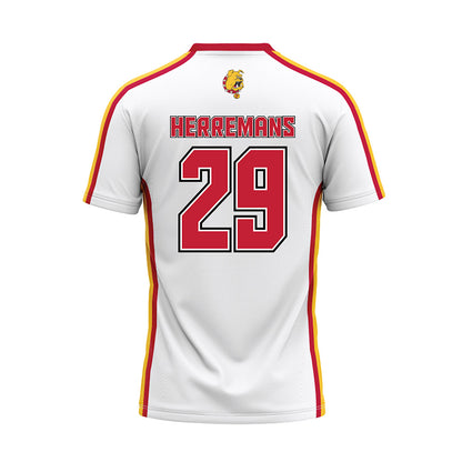 Ferris State - NCAA Softball : Emma Herremans - White Baseball Jersey-1