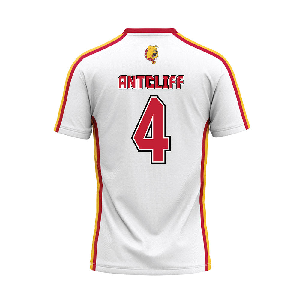 Ferris State - NCAA Softball : Paige Antcliff - White Baseball Jersey-1