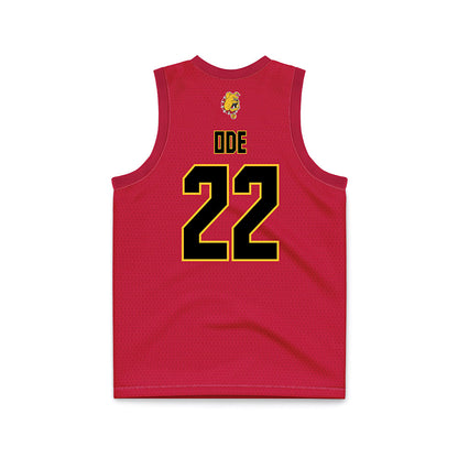 Ferris State - NCAA Women's Basketball : Alesia Ode - Red Basketball Jersey-1