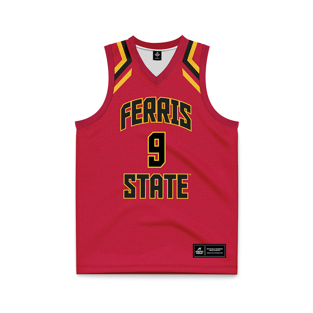Ferris State - NCAA Women's Basketball : Chloe Kilbride - Red Basketball Jersey-0
