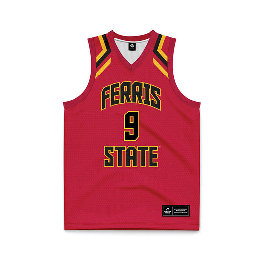Ferris State - NCAA Women's Basketball : Chloe Kilbride - Red Basketball Jersey-0