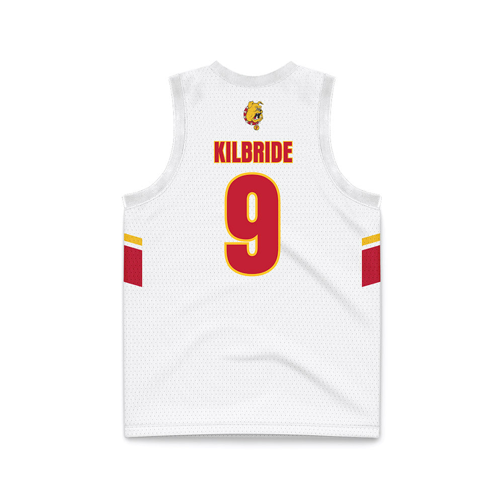 Ferris State - NCAA Women's Basketball : Chloe Kilbride - White Basketball Jersey-1