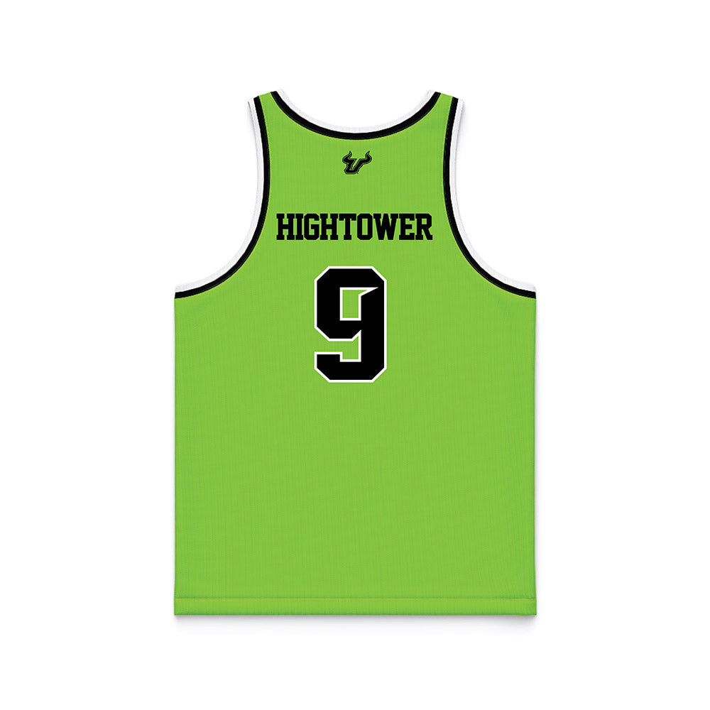 USF - NCAA Men's Basketball : Gavin Hightower - Slime Basketball Jersey-1