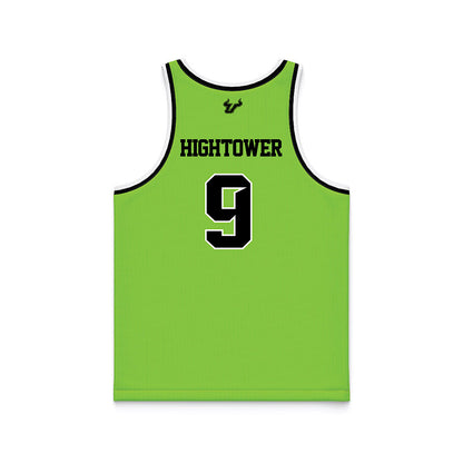 USF - NCAA Men's Basketball : Gavin Hightower - Slime Basketball Jersey-1