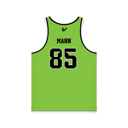 USF - NCAA Men's Basketball : Anita Mann - Slime Basketball Jersey-1