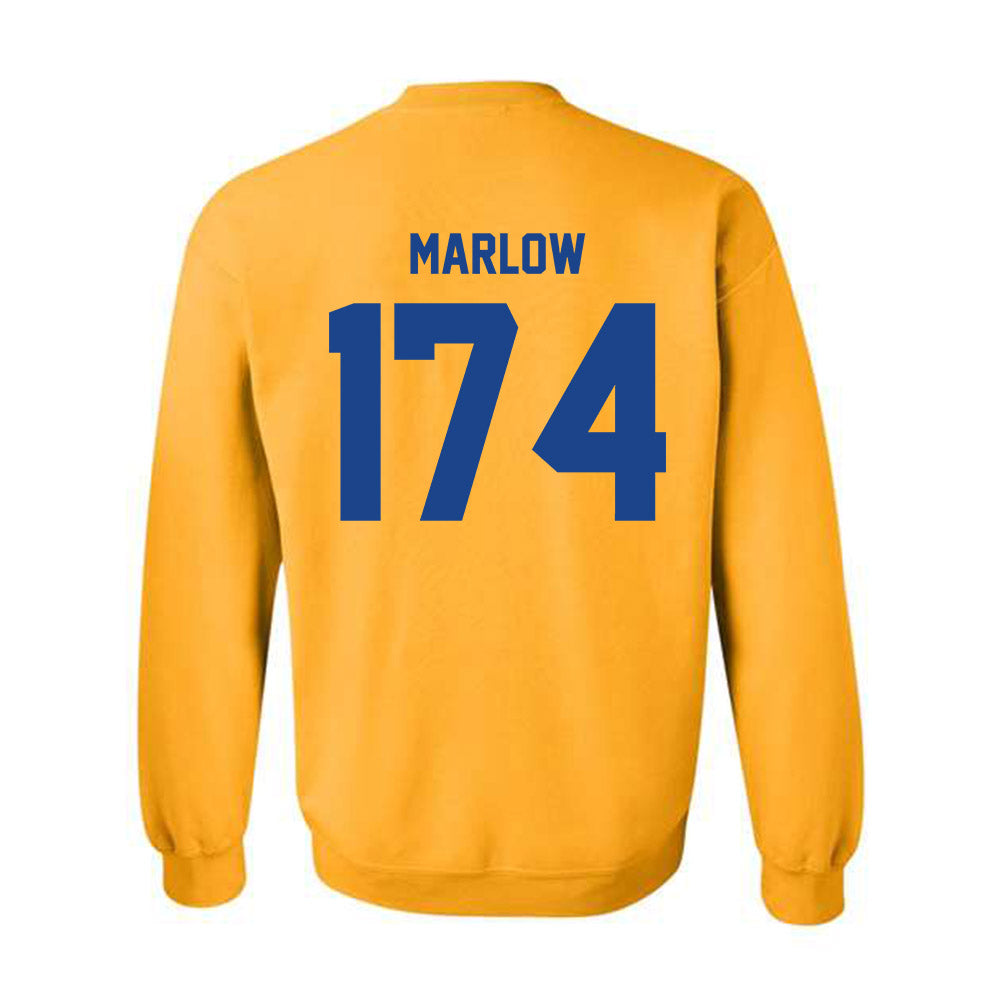 Pittsburgh - NCAA Wrestling : Bode Marlow - Classic Shersey Crewneck Sweatshirt-1