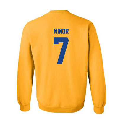 Pittsburgh - NCAA Men's Basketball : Damarco Minor - Classic Shersey Crewneck Sweatshirt-1