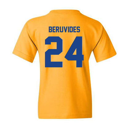 Pittsburgh - NCAA Baseball : Freddy Beruvides - Classic Shersey Youth T-Shirt-1