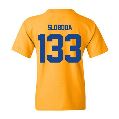 Pittsburgh - NCAA Wrestling : Santino Sloboda - Classic Shersey Youth T-Shirt-1