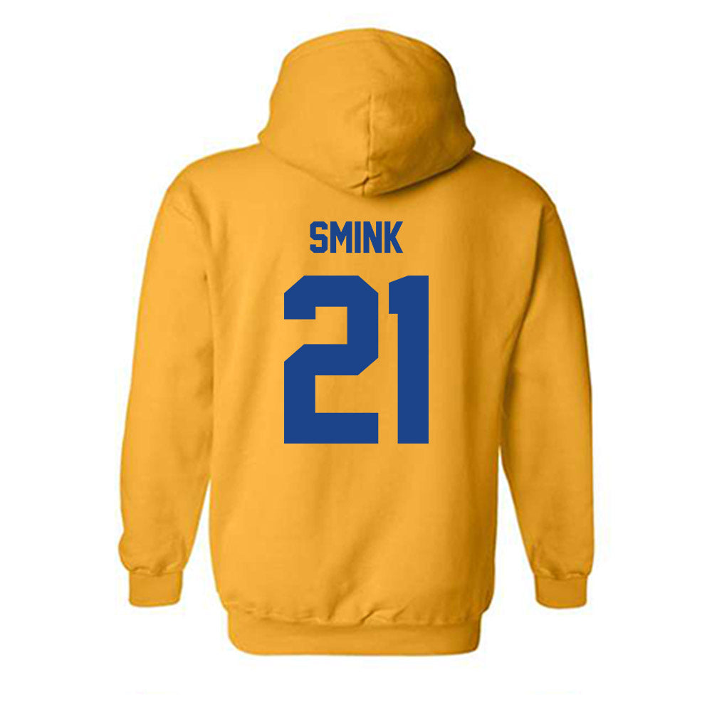 Pittsburgh - NCAA Baseball : Eddie Smink - Classic Shersey Hooded Sweatshirt-1