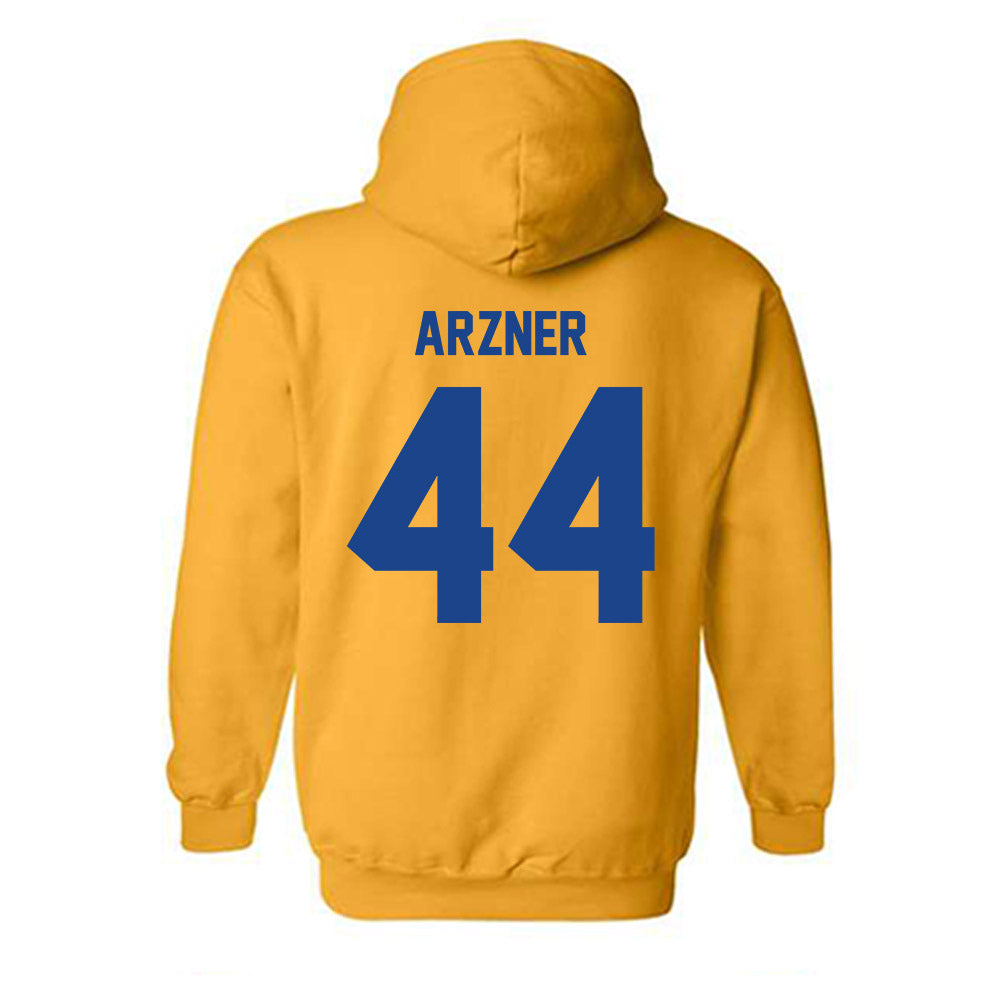 Pittsburgh - NCAA Women's Basketball : Macie Arzner - Classic Shersey Hooded Sweatshirt-1