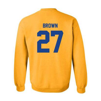 Pittsburgh - NCAA Football : Jaylin Brown - Classic Shersey Crewneck Sweatshirt-1