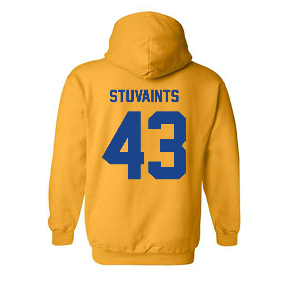 Pittsburgh - NCAA Football : Valdez Stuvaints - Classic Shersey Hooded Sweatshirt-1