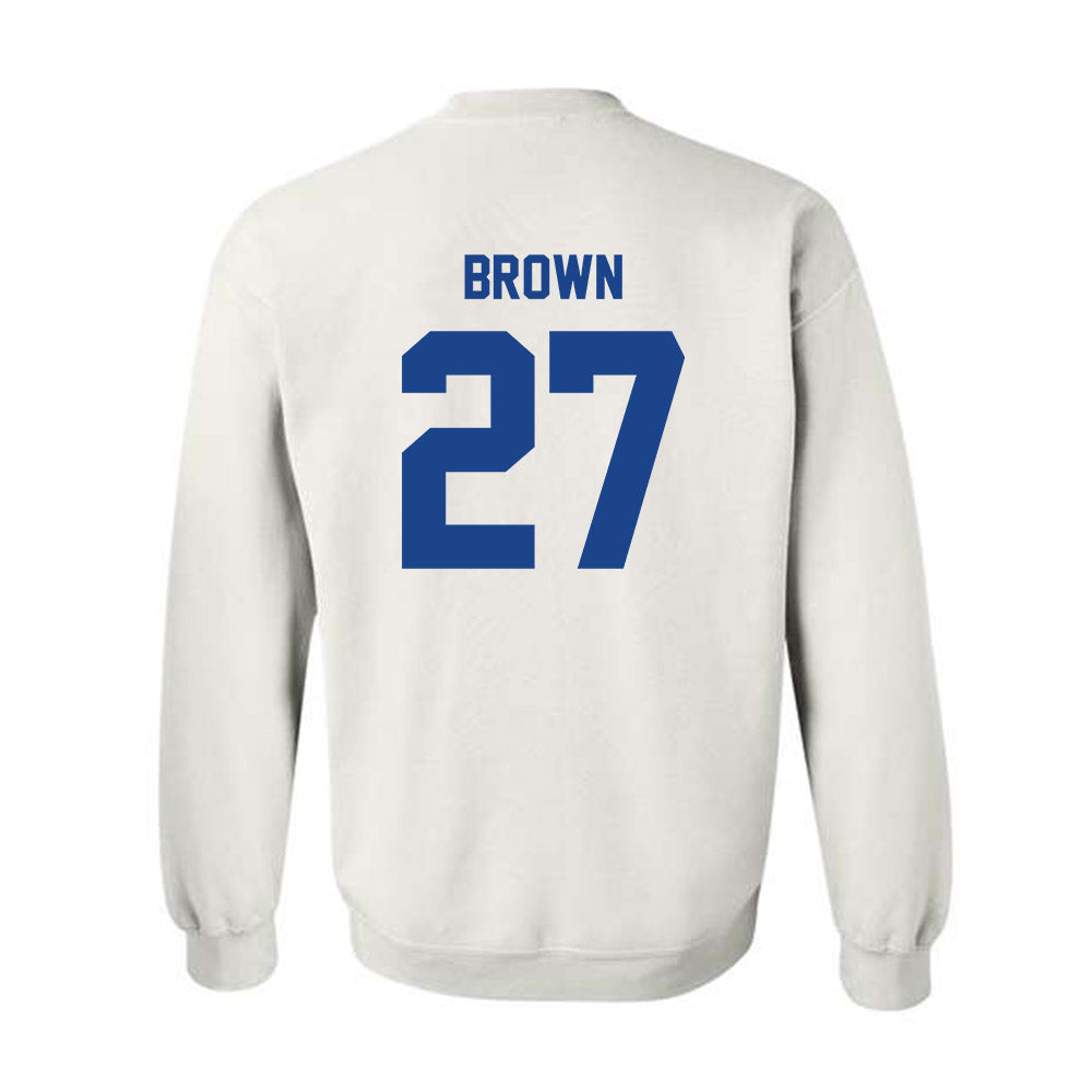 Pittsburgh - NCAA Football : Jaylin Brown - Classic Fashion Shersey Crewneck Sweatshirt-1