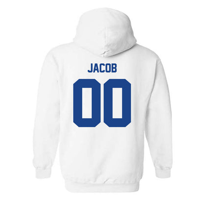 Pittsburgh - NCAA Baseball : Jordan Jacob - Classic Fashion Shersey Hooded Sweatshirt-1