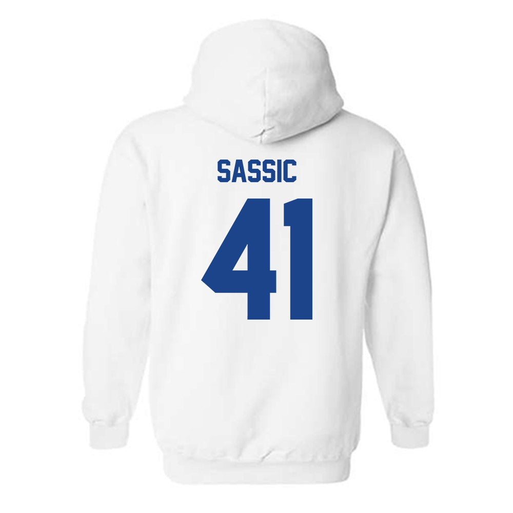 Pittsburgh - NCAA Football : Jake Sassic - Classic Fashion Shersey Hooded Sweatshirt-1
