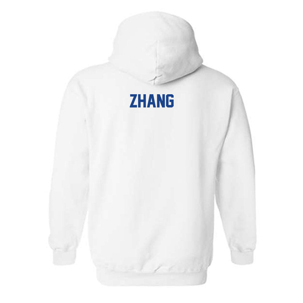 Pittsburgh - NCAA Men's Swimming & Diving : Chenyuan Zhang - Classic Fashion Shersey Hooded Sweatshirt-1