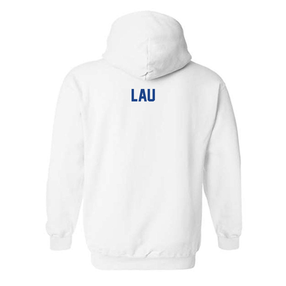 Pittsburgh - NCAA Women's Gymnastics : Ally Lau - Classic Fashion Shersey Hooded Sweatshirt-1
