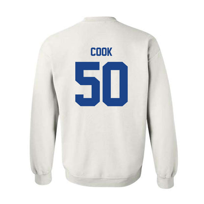 Pittsburgh - NCAA Football : Denim Cook - Classic Fashion Shersey Crewneck Sweatshirt-1