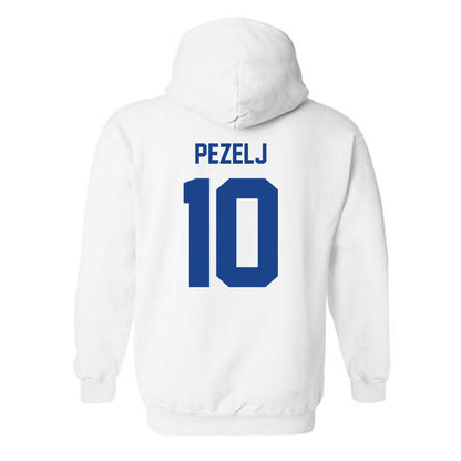 Pittsburgh - NCAA Women's Volleyball : Marina Pezelj - Classic Fashion Shersey Hooded Sweatshirt-1
