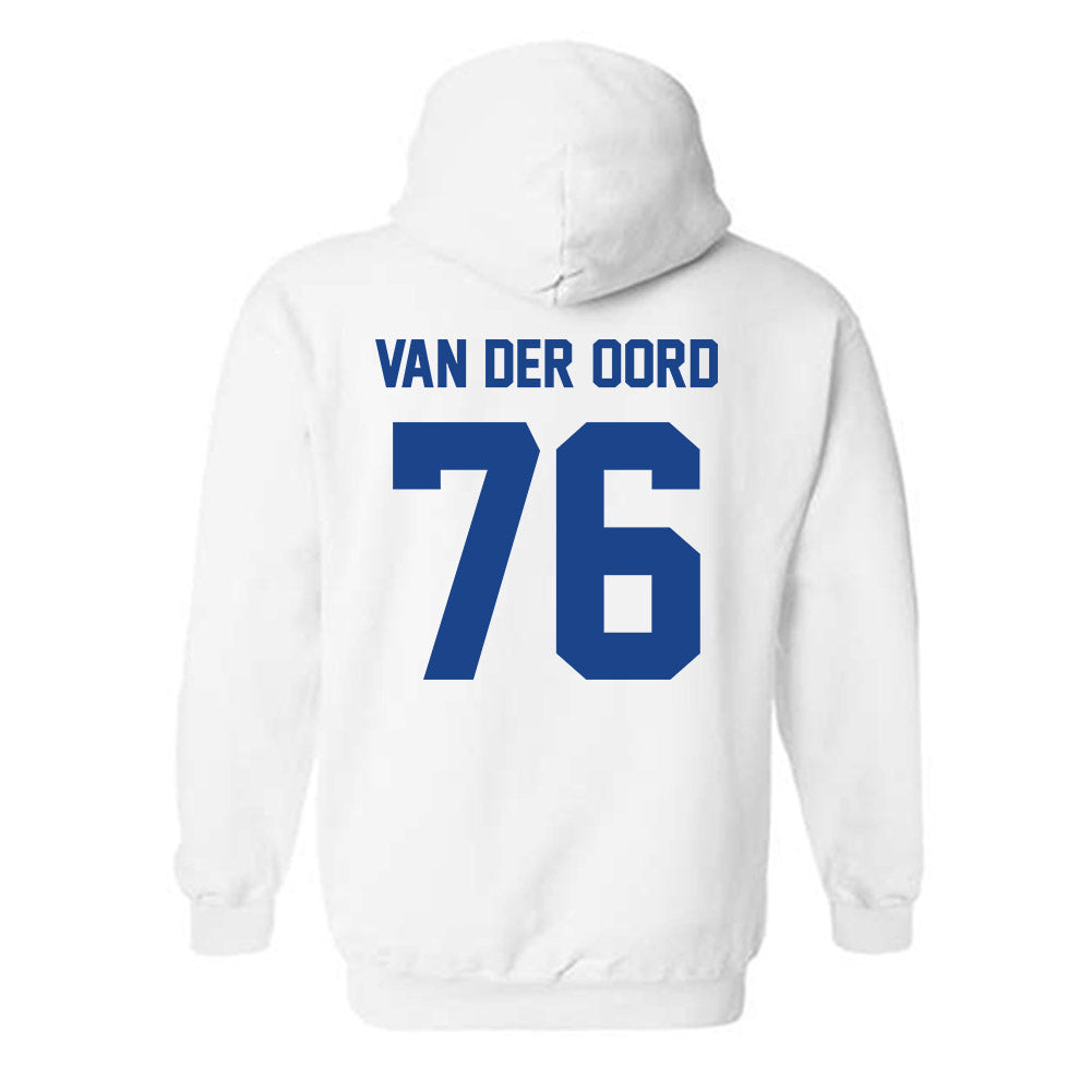 Pittsburgh - NCAA Football : Michael Van der Oord - Classic Fashion Shersey Hooded Sweatshirt-1