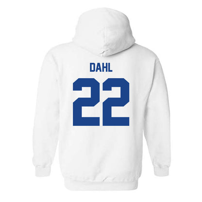 Pittsburgh - NCAA Men's Soccer : Lasse Dahl - Classic Fashion Shersey Hooded Sweatshirt-1
