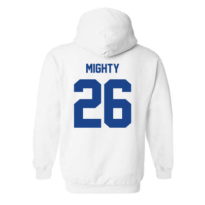 Pittsburgh - NCAA Men's Basketball : Armani Mighty - Classic Fashion Shersey Hooded Sweatshirt-1