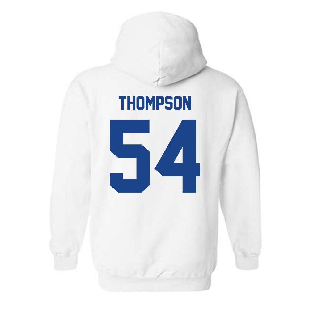 Pittsburgh - NCAA Football : Justin Thompson - Classic Fashion Shersey Hooded Sweatshirt-1