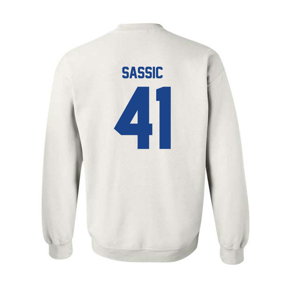 Pittsburgh - NCAA Football : Jake Sassic - Classic Fashion Shersey Crewneck Sweatshirt-1