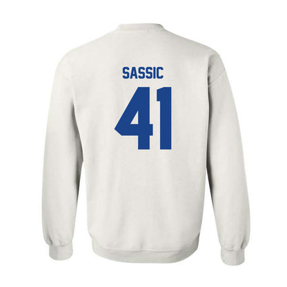 Pittsburgh - NCAA Football : Jake Sassic - Classic Fashion Shersey Crewneck Sweatshirt-1