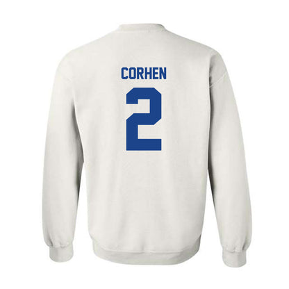 Pittsburgh - NCAA Men's Basketball : Cameron Corhen - Classic Fashion Shersey Crewneck Sweatshirt-1