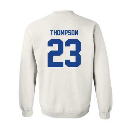 Pittsburgh - NCAA Football : Kanye Thompson - Classic Fashion Shersey Crewneck Sweatshirt-1