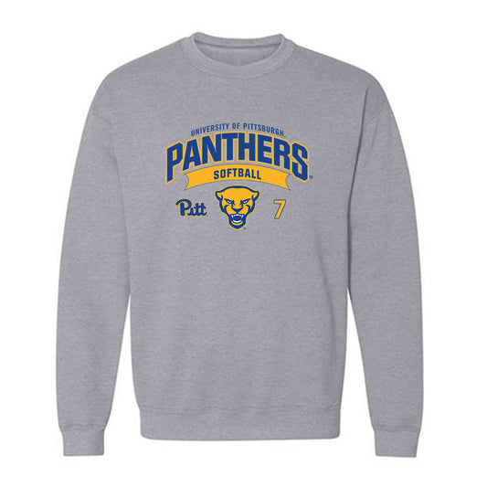 Pittsburgh - NCAA Softball : Luci Moreno - Classic Fashion Shersey Crewneck Sweatshirt-0