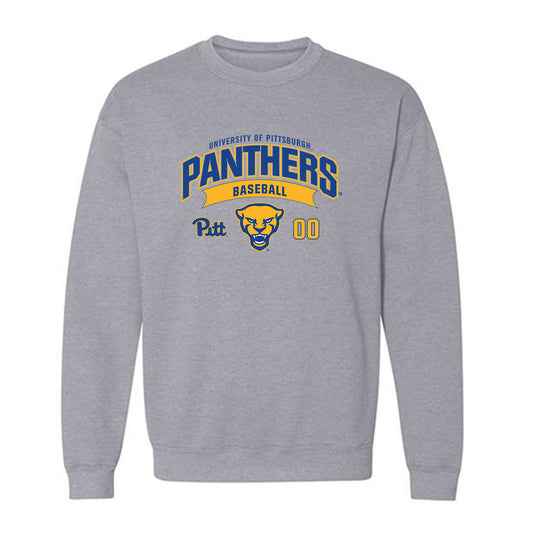 Pittsburgh - NCAA Baseball : Jordan Jacob - Classic Fashion Shersey Crewneck Sweatshirt-0