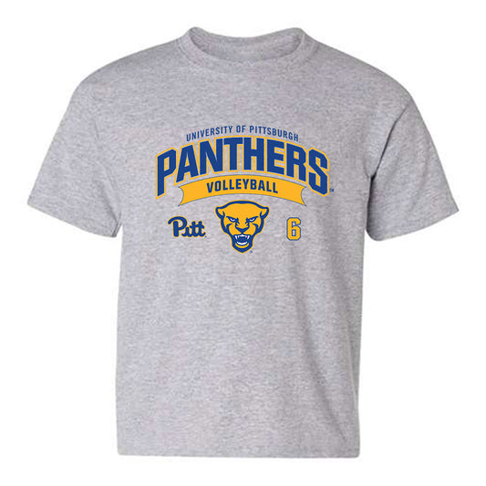 Pittsburgh - NCAA Women's Volleyball : Sophia Gregoire - Classic Fashion Shersey Youth T-Shirt-0