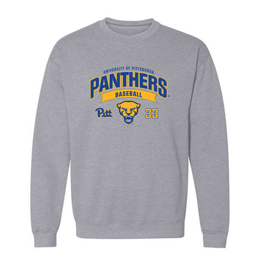 Pittsburgh - NCAA Baseball : Carter Dierdorf - Classic Fashion Shersey Crewneck Sweatshirt-0