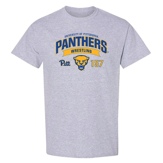 Pittsburgh - NCAA Wrestling : Vince Bouzakis - Classic Fashion Shersey T-Shirt-0