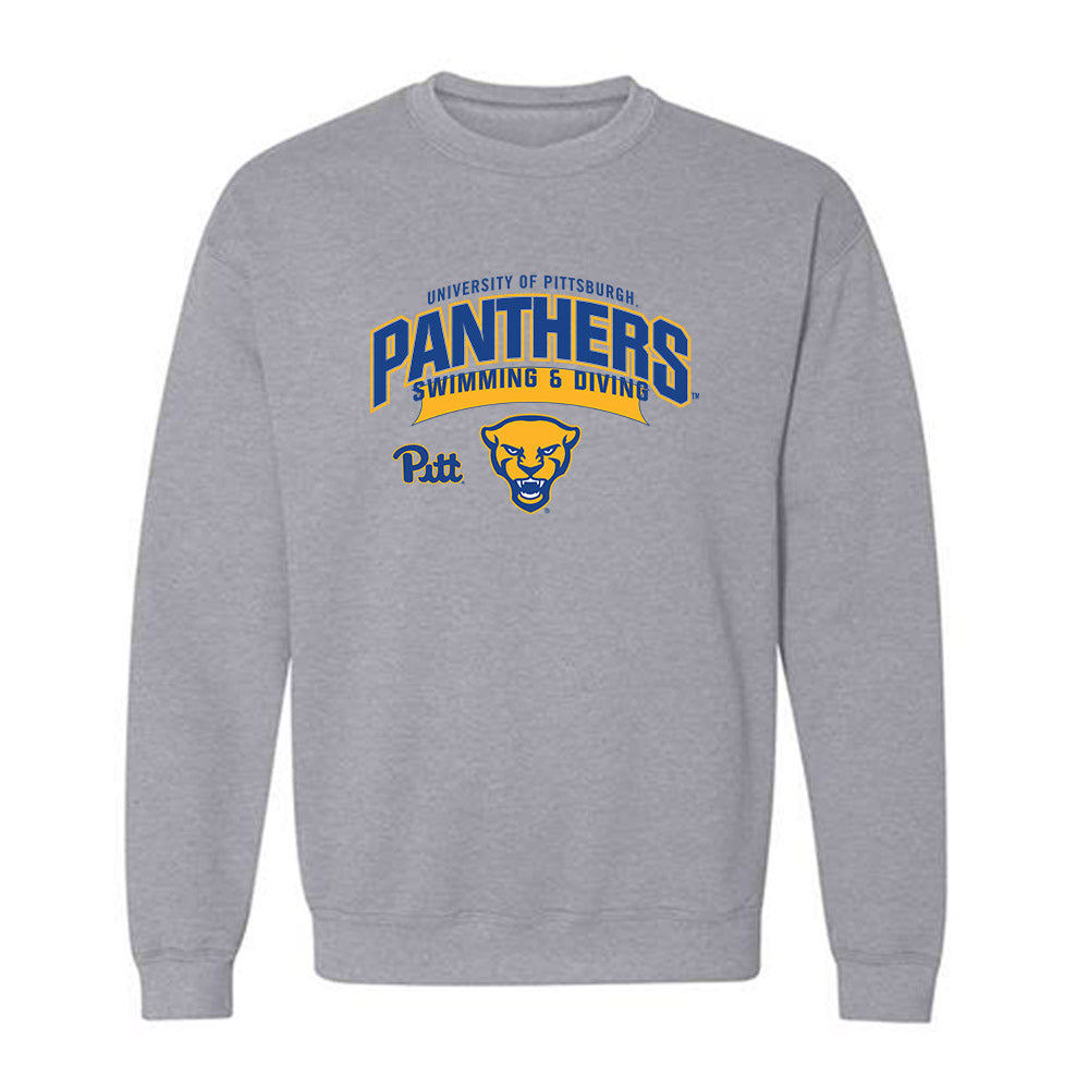 Pittsburgh - NCAA Men's Swimming & Diving : Jacopo Nuca - Classic Fashion Shersey Crewneck Sweatshirt-0