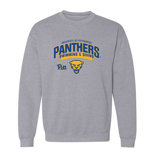 Pittsburgh - NCAA Men's Swimming & Diving : Jacopo Nuca - Classic Fashion Shersey Crewneck Sweatshirt-0