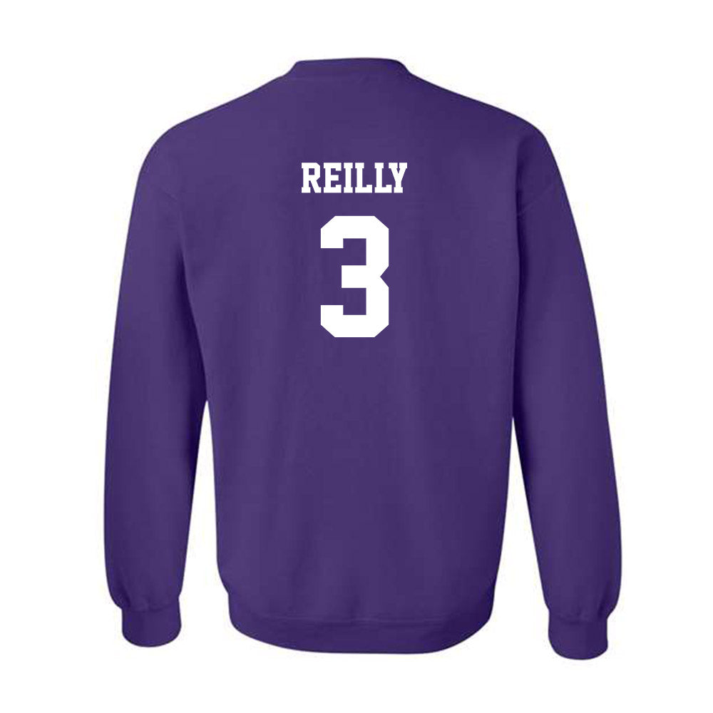 JMU - NCAA Men's Basketball : Cavan Reilly - Classic Shersey Crewneck Sweatshirt-1