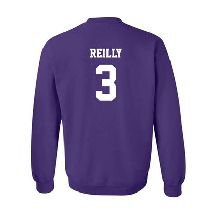 JMU - NCAA Men's Basketball : Cavan Reilly - Classic Shersey Crewneck Sweatshirt-1