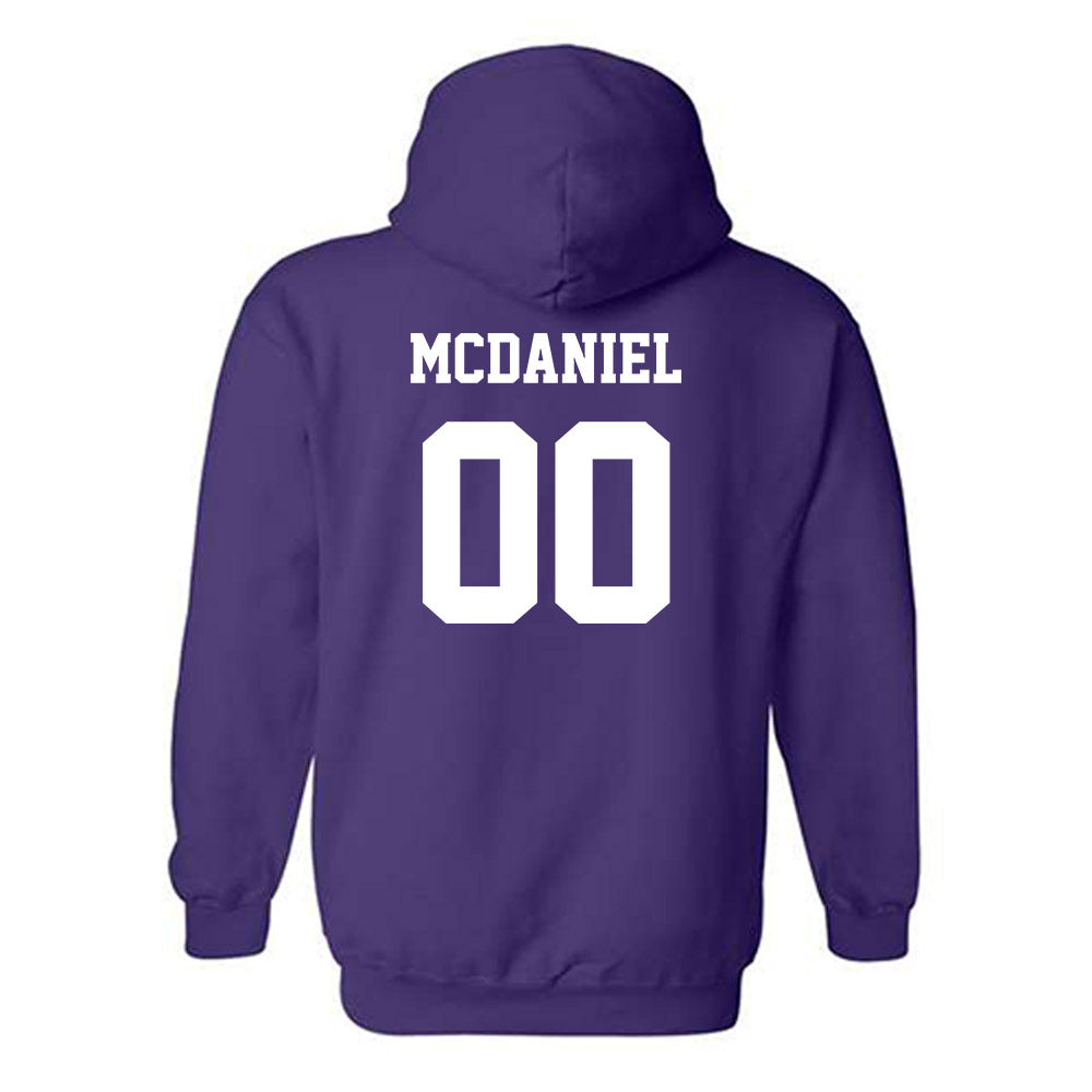 JMU - NCAA Women's Basketball : Peyton McDaniel - Classic Shersey Hooded Sweatshirt-1