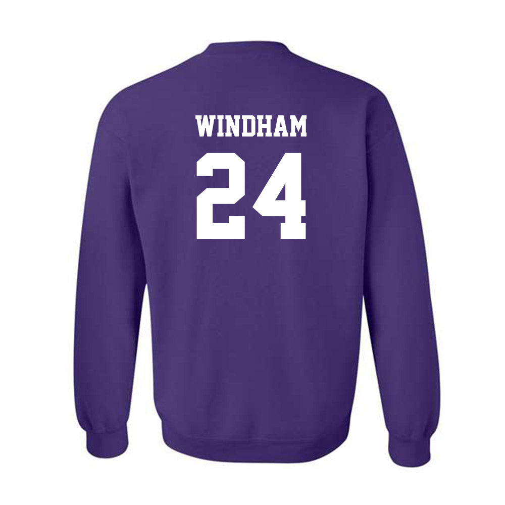 JMU - NCAA Men's Basketball : KJ Windham - Classic Shersey Crewneck Sweatshirt-1