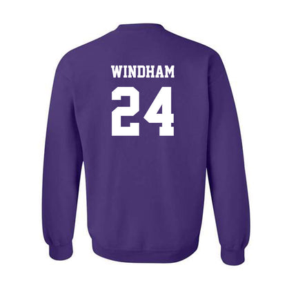 JMU - NCAA Men's Basketball : KJ Windham - Classic Shersey Crewneck Sweatshirt-1